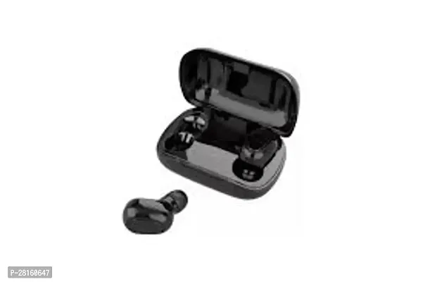 L21 Earbuds 25 Hours Playback Time with ASAP Charge Bluetooth Headset  (Black, True Wireless)-thumb2