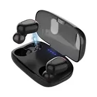 L21 Earbuds 25 Hours Playback Time with ASAP Charge Bluetooth Headset  (Black, True Wireless)-thumb4