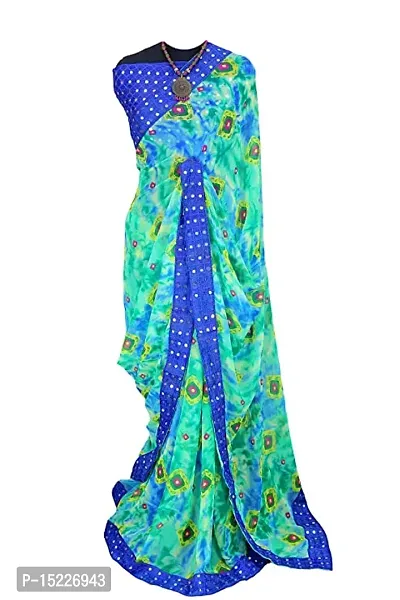 sibori pgm georgette saree for women with blouse peace-thumb2