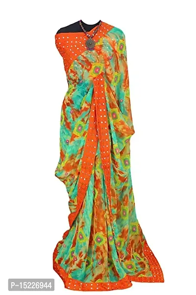 sibori pgm georgette saree for women with blouse peace-thumb2