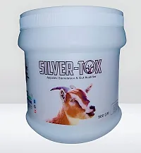 Sliver Tox Appetite Stimulation  Gut Acidifier  Toxin Binder for Goat  Sheep Supplements 900 gm Jar-thumb1