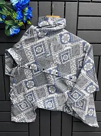 Stylish Cotton Multicoloured Printed Short Sleeves Shirt For Men-thumb1