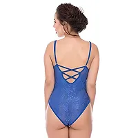 Classic Look KD Women Baby Doll Dresses Stylish Hot Women Innerwear Nighty Set Blue-thumb2