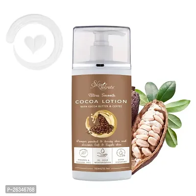 Skin Secrets Cocoa Lotion with Cocoa Butter Cream for Moisturized Nourished Skin Paraben Silicone Free 500ml