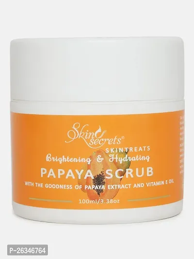 Skin Secrets Papaya Scrub with Papaya Extract Paraben Silicone Free 100gm