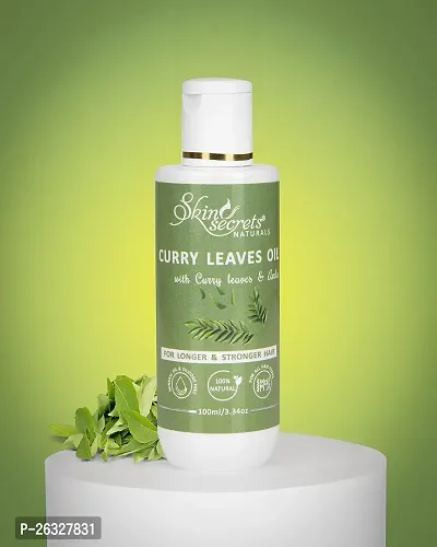 Skin Secrets 100 Per Cent Cold Pressed Hair Oil Natural Mineral Silicone Free Curry Leaves 100Ml