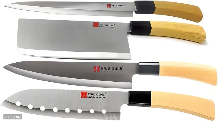 Ying Guns 4 Pc Stainless Steel Knife Set