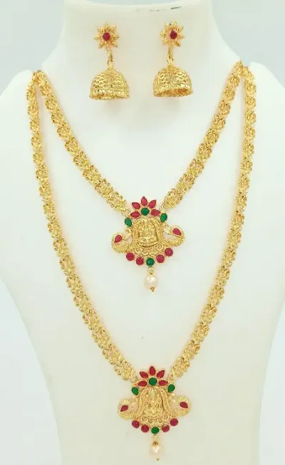 Festive Wear Special Gold Plated Jewellery Set