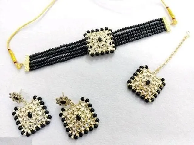 Gorgerous Alloy Beads Jewellery Set