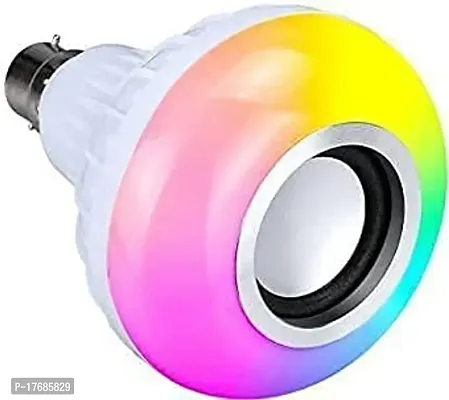 Smart Lighting Music Bulb with Bluetooth Speaker Music Color Changing Bulb, DJ Lights with Remote Control Music Dimmable for Home, Bedroom, Living PACK OF 1-thumb0
