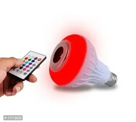 LED MUSIC BULB THIS LIGHT BULB IS AN UPGRATED VERSION OF BLUETHOOTH-ENABLED MULTICOLOR SMART MUSIC LED LIGHT PACK OF 1