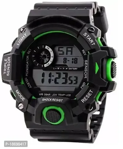 Black Trending  New  Fresh Arrival  Elegent Look Black Watch For Boys  Unisex Sports Watches Pack of 1-thumb0