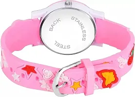 New Stylish Multicolor Barbie Analog Watch Silicon Strap Multicolor Round Dial Barbie Watch For Girls Pack of 1-thumb1