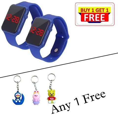 Smart Digital Watch Pack of 2 BUY 1 GET 1 FREE Watch With Free Gifts