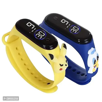 New Toy M2 Digital Wrist Band Watch For Kids Boys  Girl's (Pack of 2)