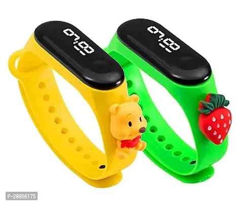 New Digital Stylish Kids Toy M2 Band Watch For Boys  Girl's (Pack of 2)