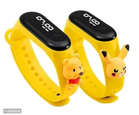 Classic Band LED Digital Toy M2 Band Wrist Watch For Kids (Pack of 2)