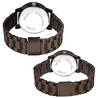 Queen  King Dial Magnetic Belt Combo Women's and Girl's Watches Pack of 2-thumb1