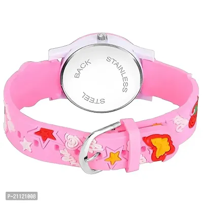 Barbie Pink Strap White dial Analog Wrist Watch (Pack of 1) Analog Watch - For Girls.-thumb2