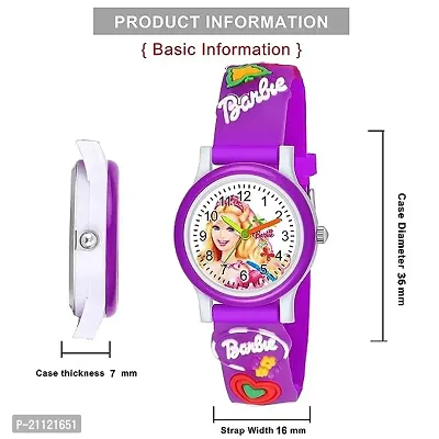 New Barbie Purple Design Watch For Girl Analog Watch - For Girls (Pack of 1)