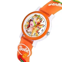 New Barbie Orange Design Watch For Girl Analog Watch - For Girls (Pack of 1)-thumb2