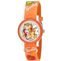 New Barbie Orange Design Watch For Girl Analog Watch - For Girls (Pack of 1)-thumb3