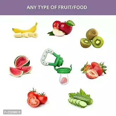 Fruit Feeder Nibbler Nipples Teat Pacifier pack-1 (Multicolour)-thumb2