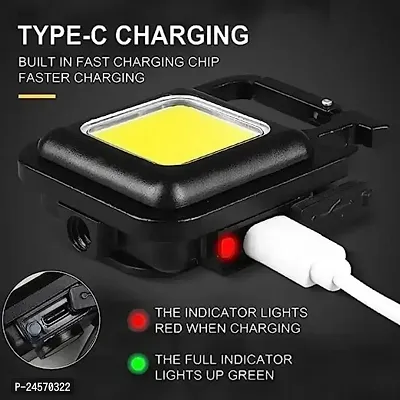 Rechargeable mini keychain light-thumb2