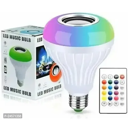 Music Bulb Latest Music Bulb With Bluetooth Speaker (Pack of 1)-thumb0