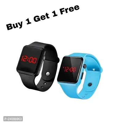 Digital Square LED Watch For Kids BUY 1 GET 1 FREE-thumb0