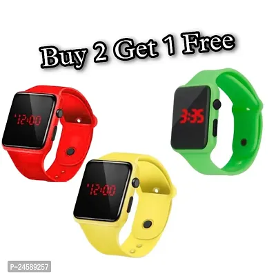 Latest Trending Men and Women watches Best Quality smart Watch Classy Digital Watch Wrist Watch Sports Watch LED Band for Kids, Boys and Girls (BUY 2 GET 1 FREE)