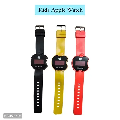 Apple Digital Cut Shape Watch For Kids (Pack of 3)-thumb0