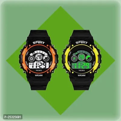 Classic Digital Watch For Kids Pack of 2-thumb0