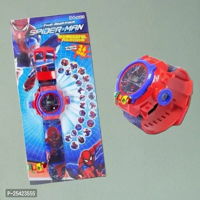 New Spider-Man Kids Projector Treding 24n Images Watch Pack of 1