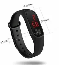 Attractive Trending M2 LED Band Watch For Kids. New Generation Most Selling Digital M2 Slim Band Watch For Men. New Arrival Latest Design Digital Watch For Girls.-thumb3