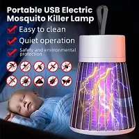 New Electric Shock Mosquito Lamp Purple Light Fly Trap DC 5V USB Killer Mute LED Night Light Mosquito Killer Pest Control-thumb2