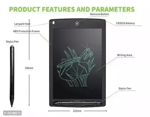 LCD Writing Tablet in Kids Slate with 8.5 Inch Screen LCD Writing pad  (Multicolor)-thumb2