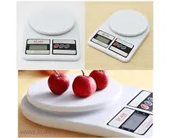 Kitchen Scale Balance Multi-purpose weight measuring machine Weighing Scale Weighing Scale (White)-thumb2