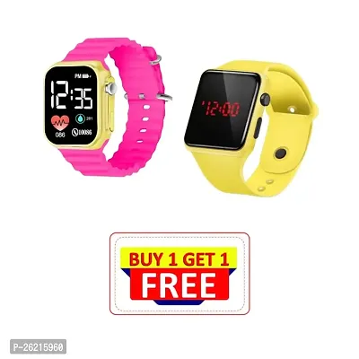Best Quality Smart Digital Watch, Classy Digital Sports Led Band for Boys and Girls, Square Led Most Selling Latest Trending Digital Watch for Unisex