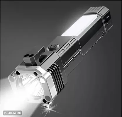 LED Hammer Powerful Rescue Rechargeable LED Safety Flashlight Torch Enhanced torch Super Bright Handheld-thumb0