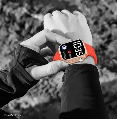 Led Square Digital Watch - For Men Smart Digital Led Sports Watch For Men,Women,Girls,Boys,Unisex,Kids (Pack of 1)-thumb5