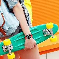 LED Display Fashionable Watch Sports Square Kids, Boy  Girls-Digital Watch for Kids-thumb2