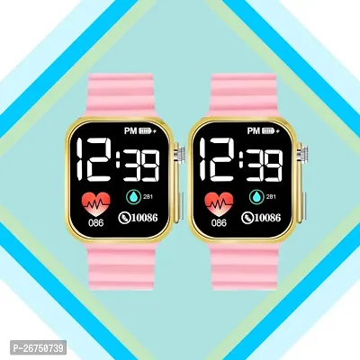 New Classy Digital Smart Watch For Man  Woman (Pack of 2)