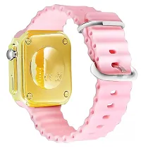 Classy Digital Watch Wrist Watch Kids,Boys, Girls Touch Screen Digital Look Trendy Unique Strap Watch (Pack of 2)-thumb1