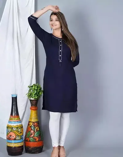 Stylish Fancy Designer Rayon Kurti For Women