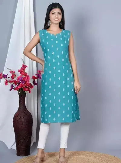 Stylish Fancy Designer Rayon Kurti For Women