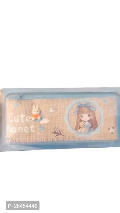 Stylish Peach Plastic Pencil Box For Kids