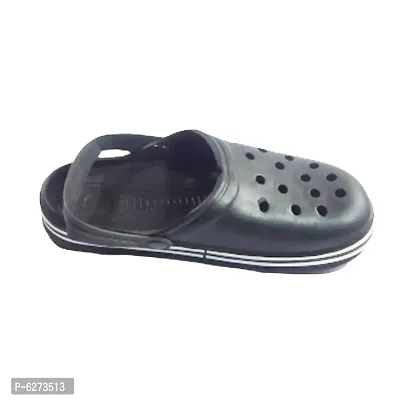 Stylish EVA Silver Solid Crocs For Men-thumb3