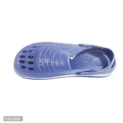 Stylish EVA Blue Solid Crocs For Men-thumb3