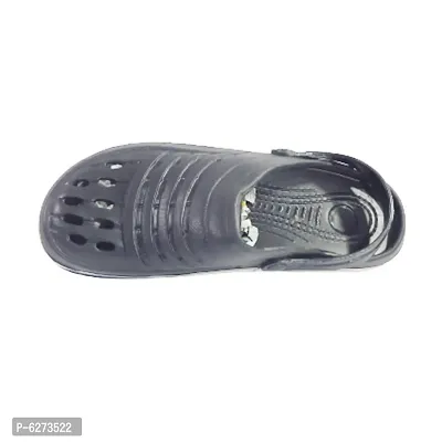 Stylish EVA Grey Solid Crocs For Men-thumb3